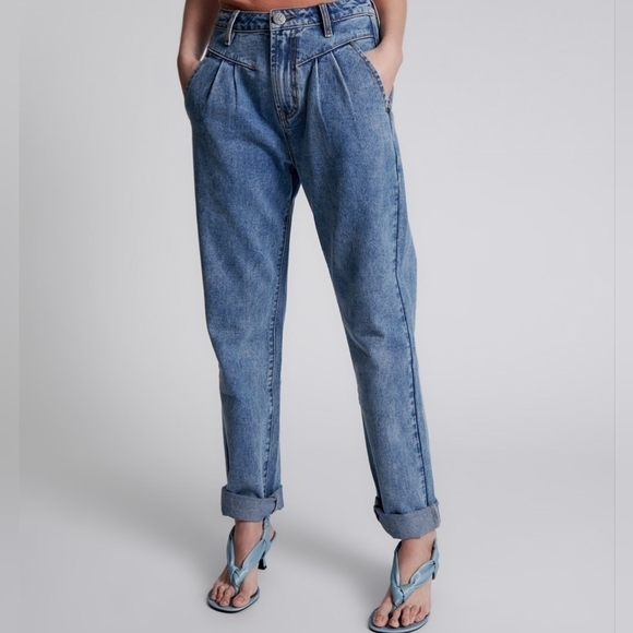 One Teaspoon Hollywood Streetwalker High Waisted 80s Fit Jeans 27 - Picture 2 of 9